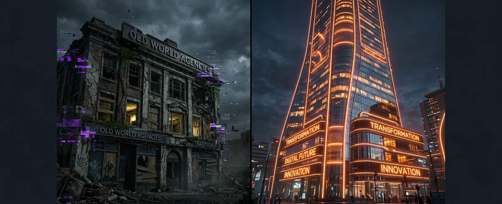 Бизнес, который не адаптировался, разрушается, в то время как новый процветает