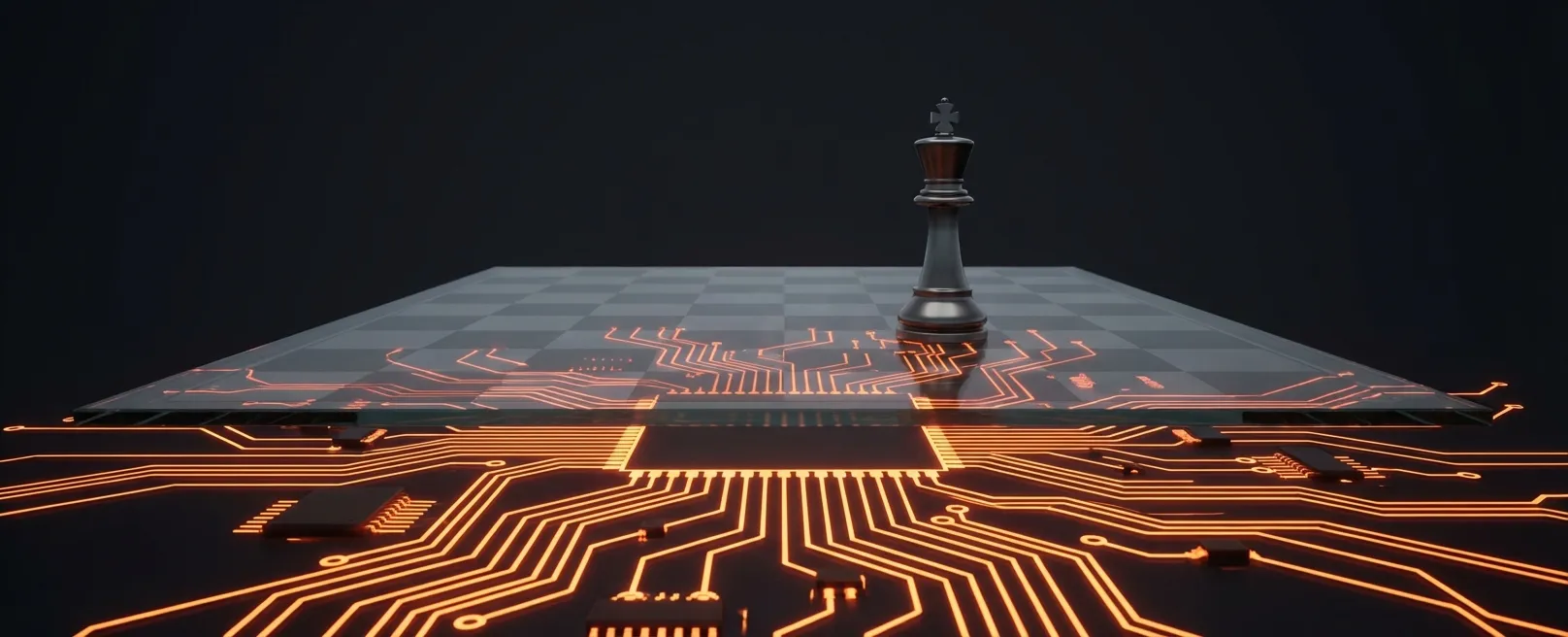 Одна шахматная фигура, управляющая доской света