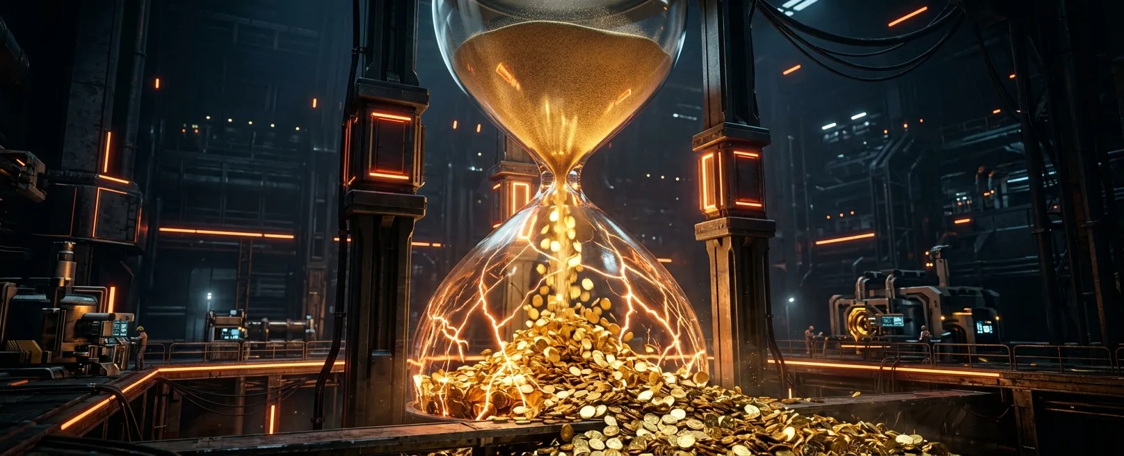 Песочные часы, превращающие песок в золото