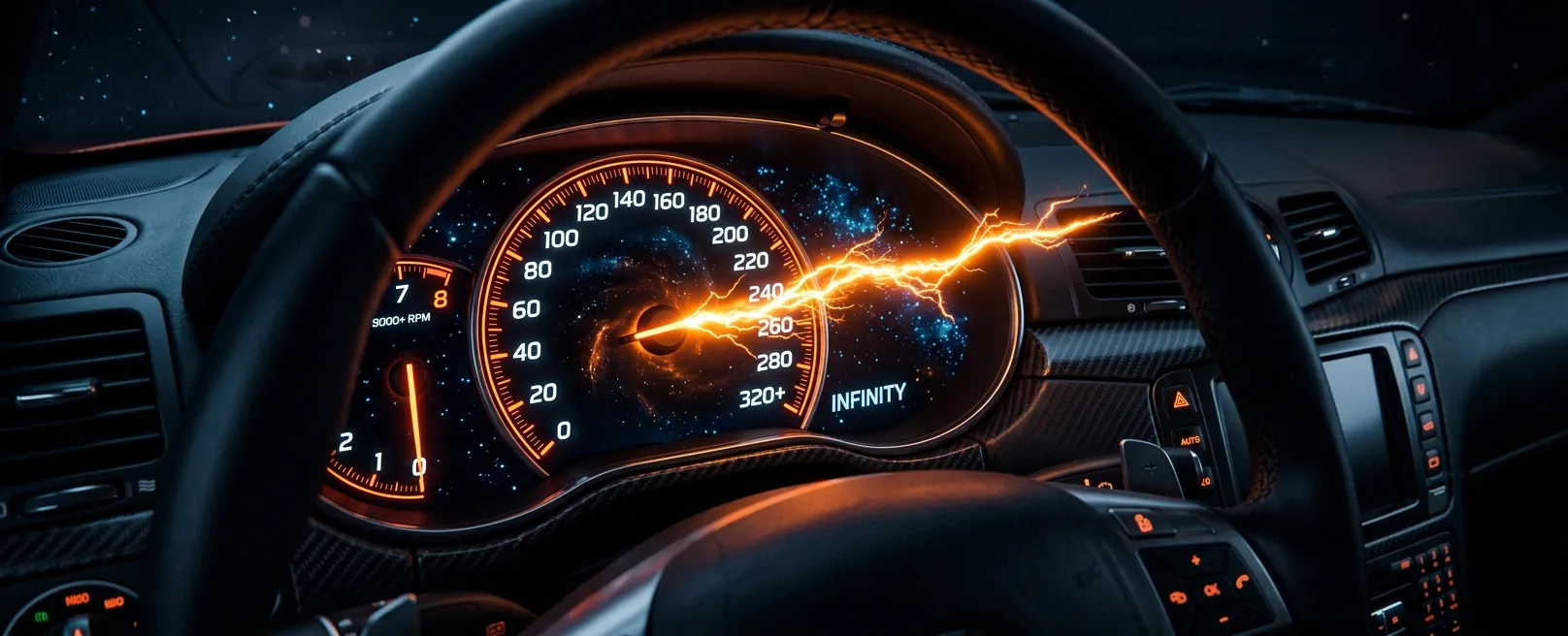 Спидометр бесконечной скорости